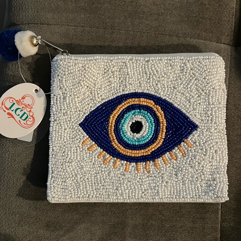 LC Designs Hamsa coin purse